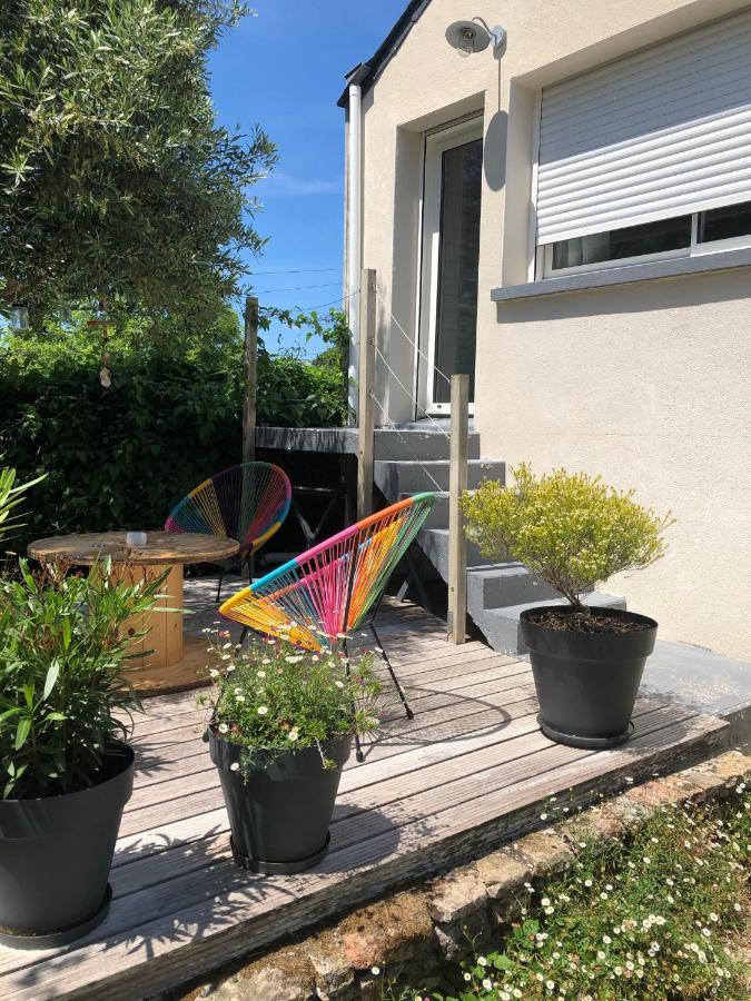 Chambre D'Hotes Golf Du Morbihan Plougoumelen Buitenkant foto